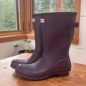Hunter Original Back Adjustable Short Boots 8
